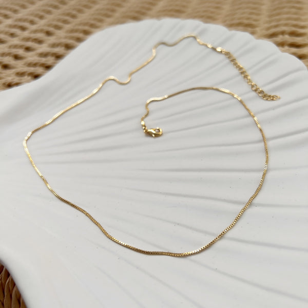 Necklace - 18 carat gold plated