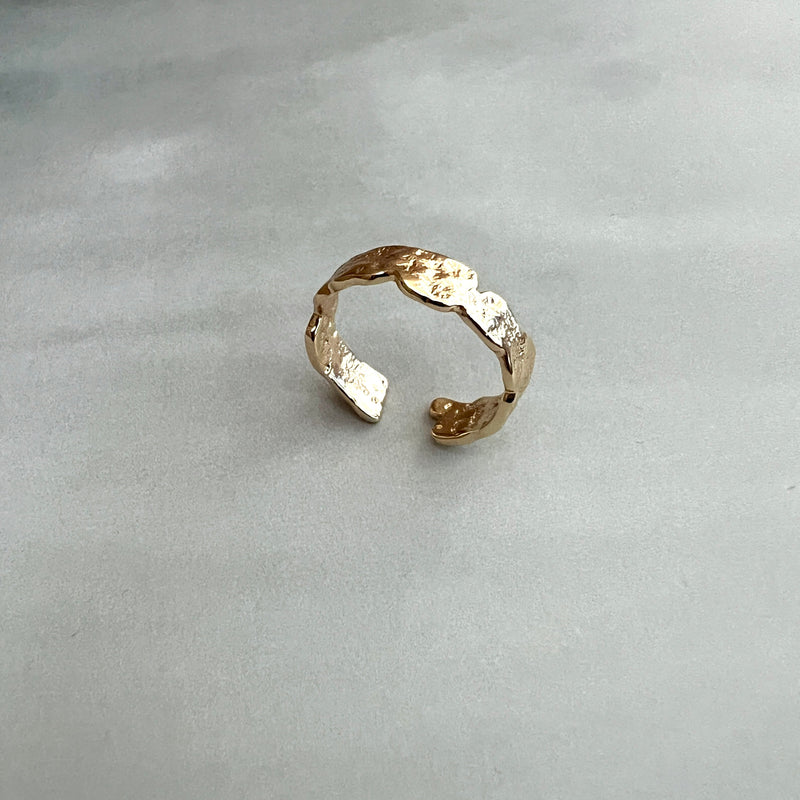 Nina Ring - 18 carat gold plated