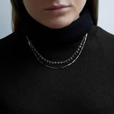 Ave Necklace - Silver Plated