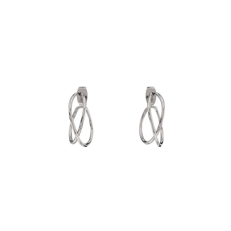 Mia Earrings SMALL - Silver Plated